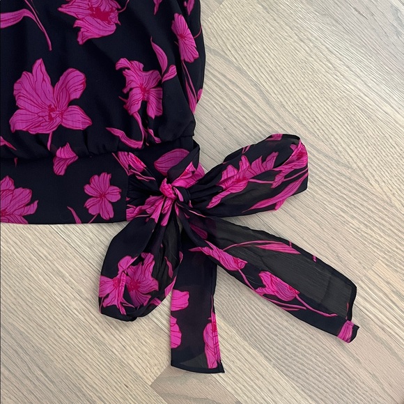 Banana Republic | lined sleeveless floral top | women’s XS - Picture 2 of 8